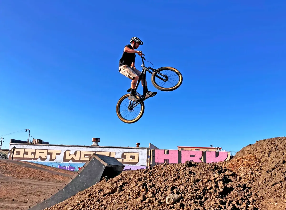 Bike riders flying again at Richmond s Dirt World Bike Park