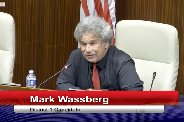 Mark Wassberg hopes to win a council seat and work to reduce crime